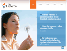 Tablet Screenshot of cooplalanterna.it